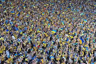 Crowd of fans