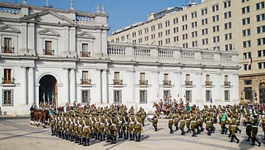 Changing of the Guard, Santiago, Chile