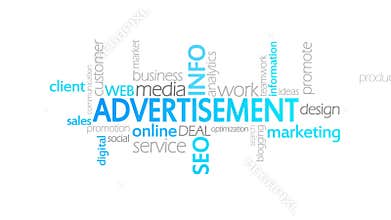 Advertisement, Animated Typography