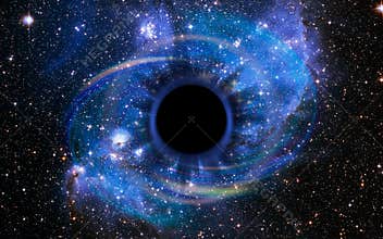 Deep Black Hole, Like an Eye in the Sky