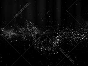 Abstract Star Dust Particle Background