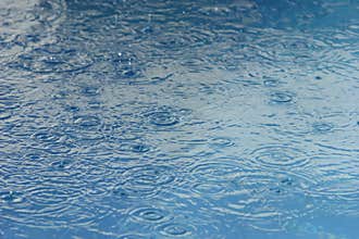 It's raining