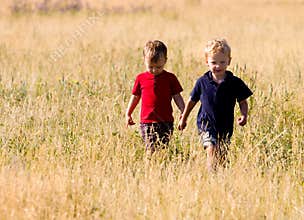 Boys walking