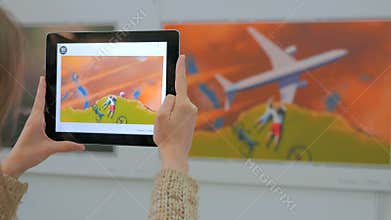 Tablet augmented reality app