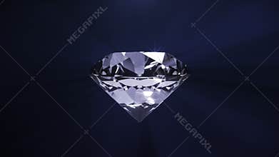 Animation sparkling diamond