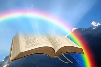 Peace of god rainbow bible