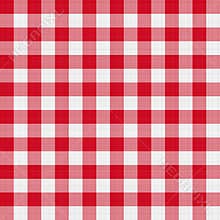 Red table cloth