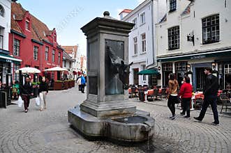 Cityscape of Bruges, Belgium
