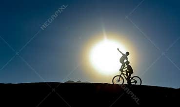 Unusual kids on bikes