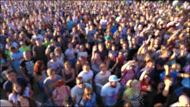Background for editing. People at concert.