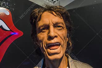 Jagger wax figure