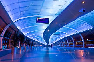 Manchester Airport walkway