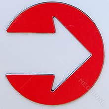 Metal Arrow Sign