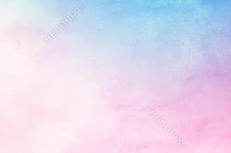 Abstract blue and pink pastel watercolor background