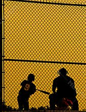 Ball players abstract