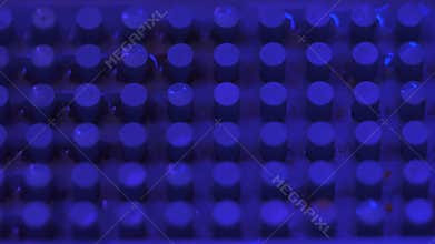 Blue textured background with club lights