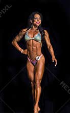 Fitness Beauty Poses in Bikini at Vancouver Contest