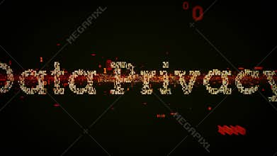 Binary Keywords Data Privacy Black