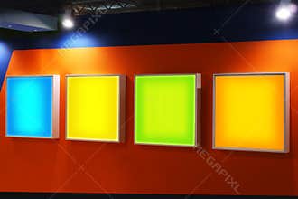 Advertising blank panels
