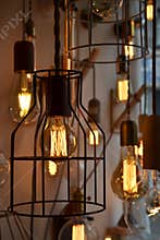 Decorative antique light bulbs