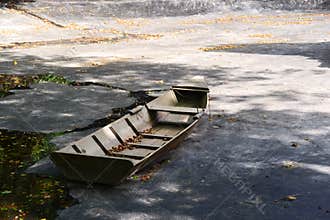 Small row boat