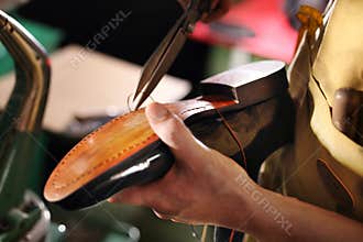 Sewing shoes