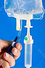 Regulating an IV drip