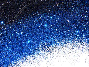 Beautiful background of blue and black glitter sparkle on white