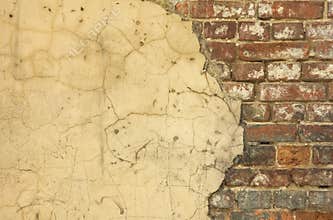 Old house wall background