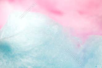Colorful cotton candy in soft color for background