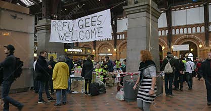 Charity Collecting Point Working in Copenhagen