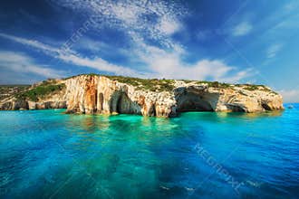 Blue caves, Zakynthos island