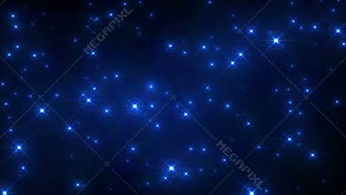 Glitter Blue Flash Background Loop