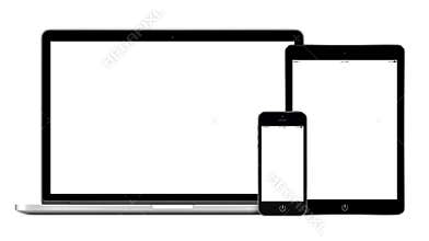 Laptop smartphone and tablet pc mockup