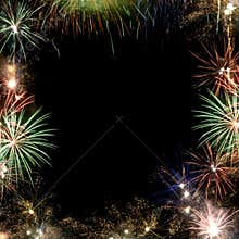 Fireworks frame