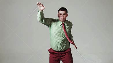 Funny latinos boy dancer