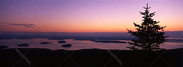Sunrise on Cadillac Mountain, Maine