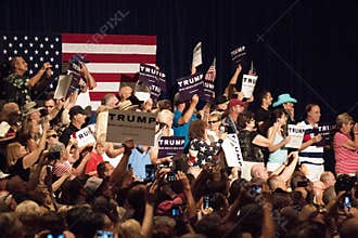 Donald Trump's first Presidential campaign rally in Phoenix