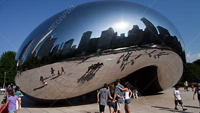 Time Lapse of The Chicago Bean