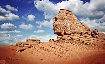 Sphinx of Bucegi in Romania