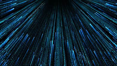 Digital Computer Code Data Matrix 4K