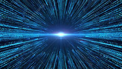 Digital Computer Code Data Matrix 4K