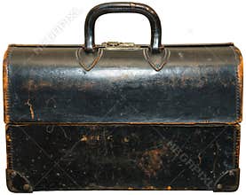 Vintage Retro Doctor Bag Isolated