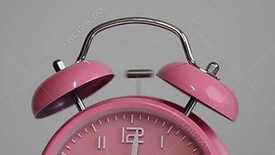 Alarm clock ringing loud bell sound