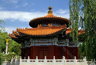 Kunming, China: Temple of Heaven at Horti-Expo Park