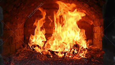 Blaze of fire