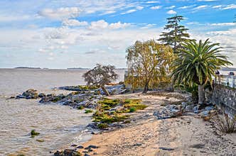 The beach in Colonia, waterfront, sea, Uruguay