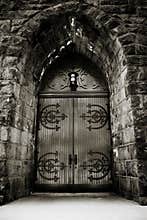 Dramatic Church Door