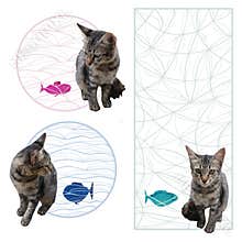 Cat fish decor