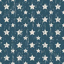 Seamless vintage worn out star shape pattern background.